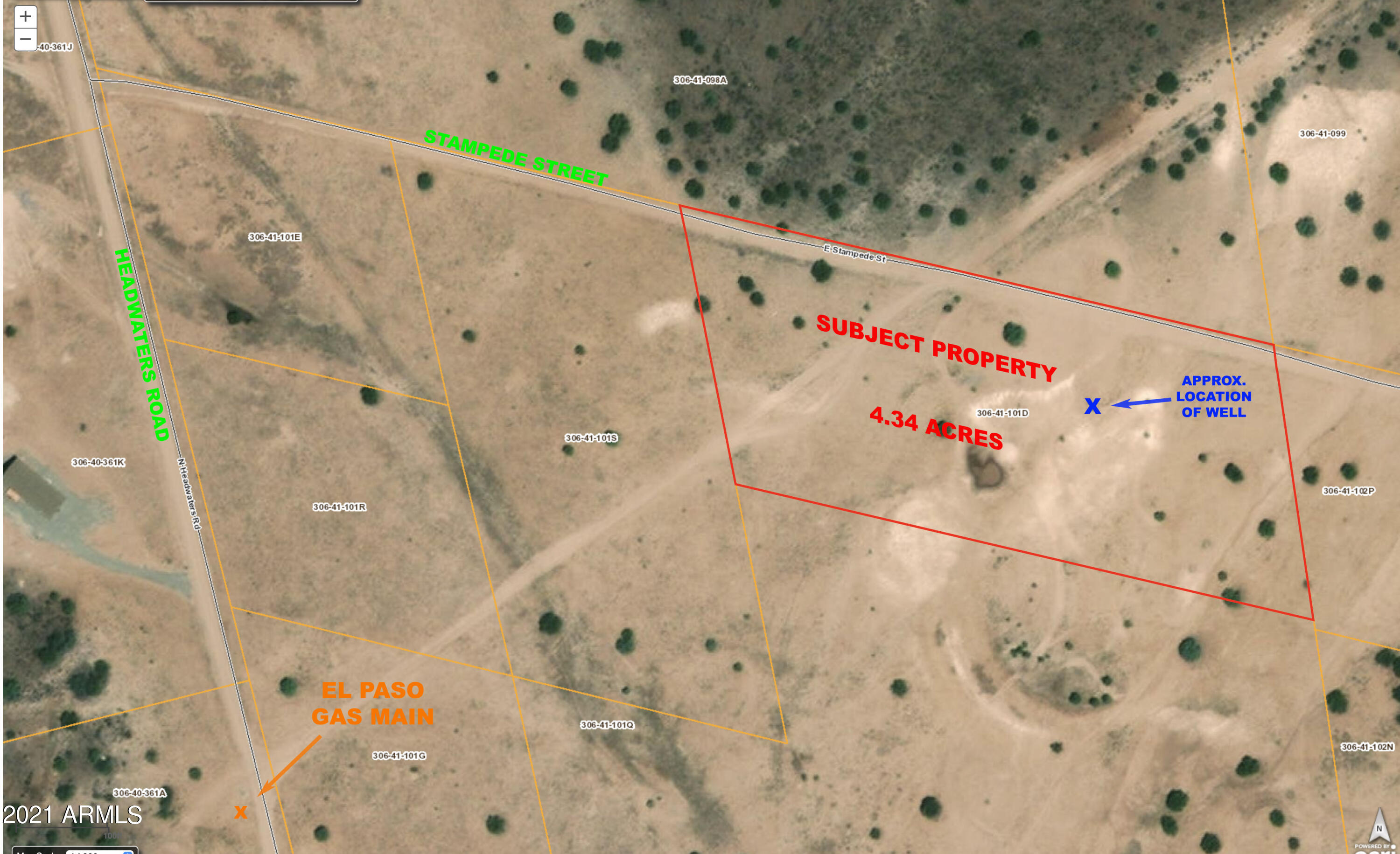 4.34 ACRES E. STAMPEDE (NO ADDRESS) Street 15, Paulden, AZ 86334 — Photo 1 of 3