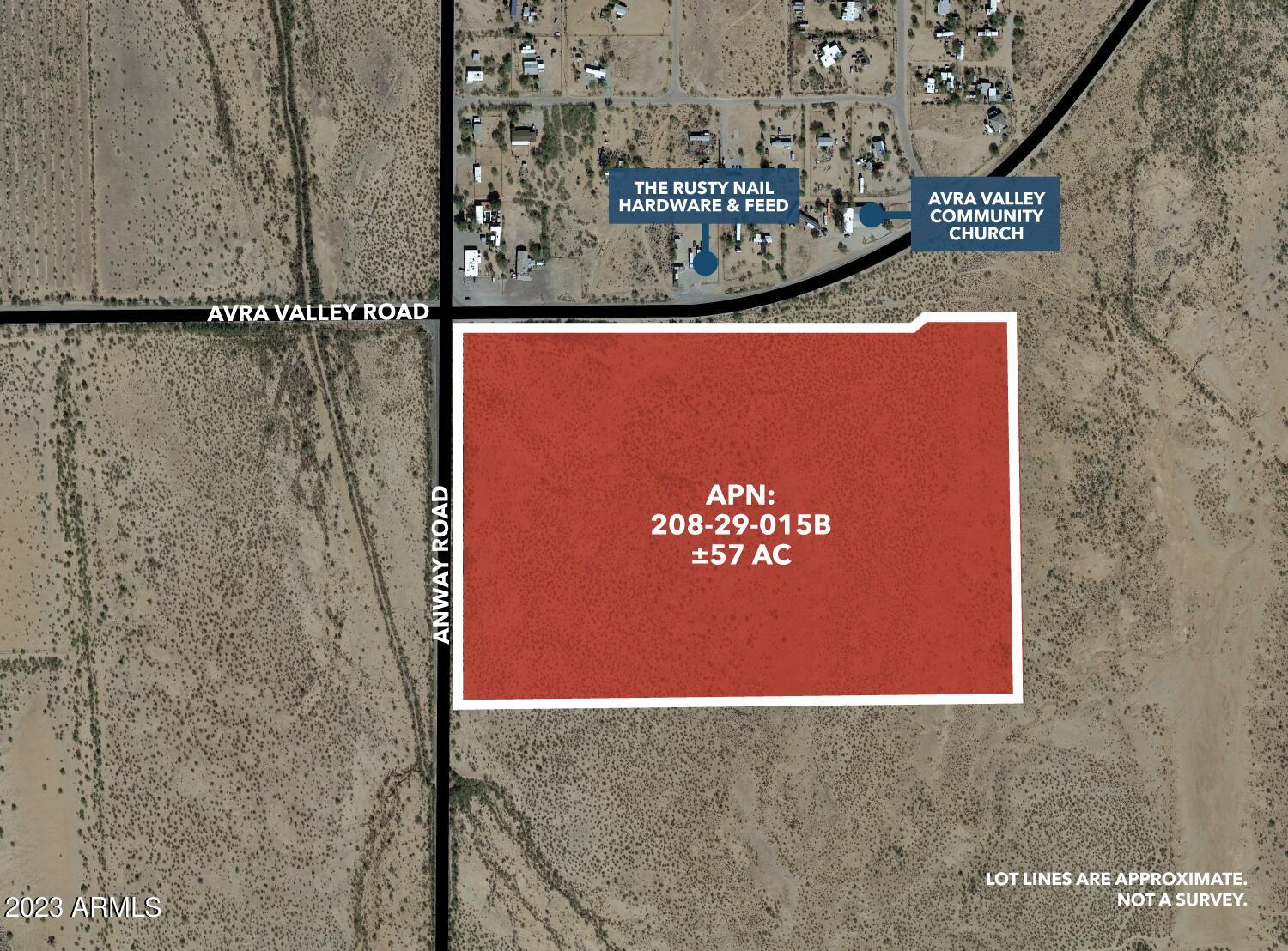 57acres W W Avra Valley Rd & Anway Rd. -, Marana, AZ 85653 — Photo 1 of 25