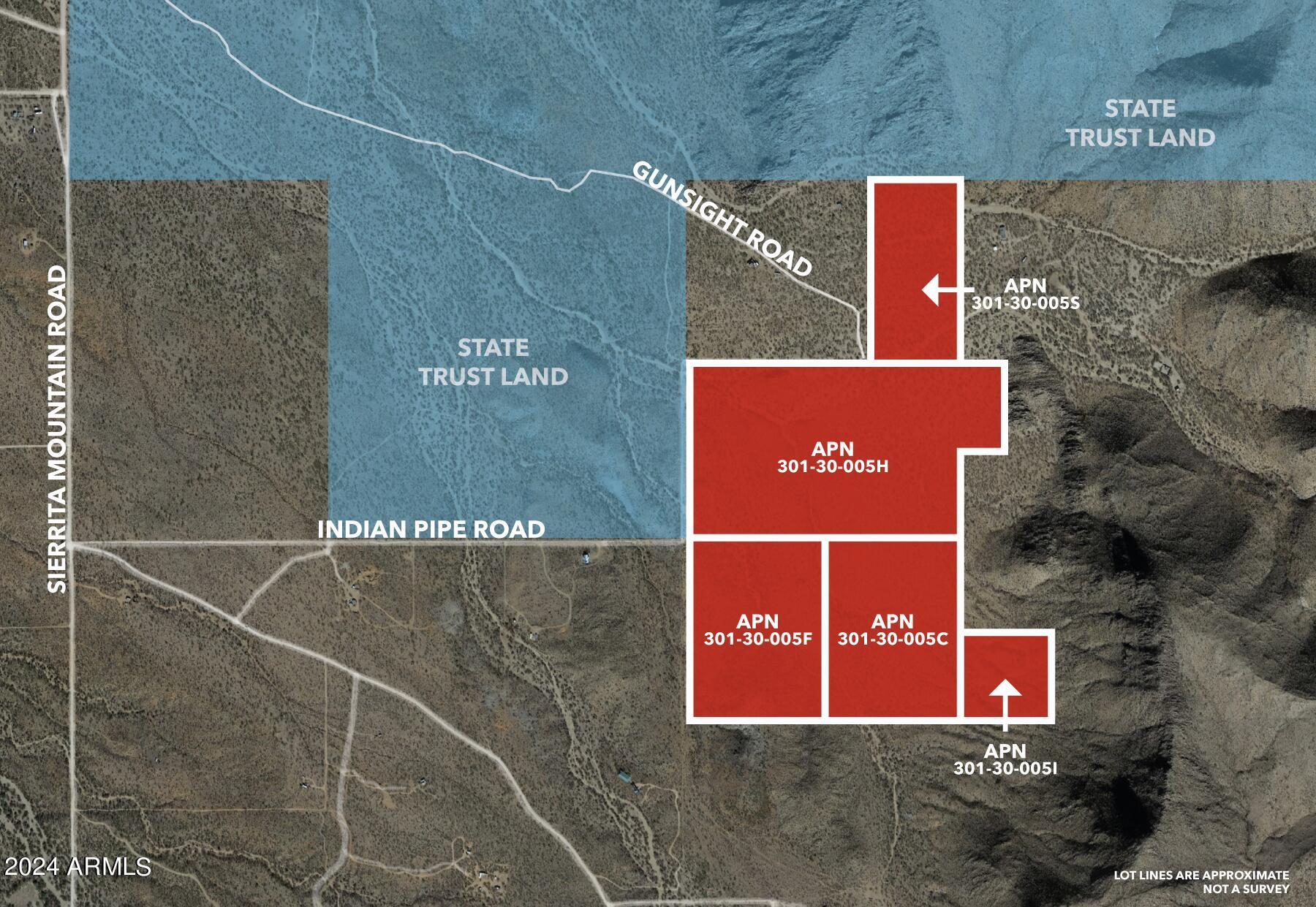 156acres Gunsight Road -, Tucson, AZ 85736 — Photo 1 of 2