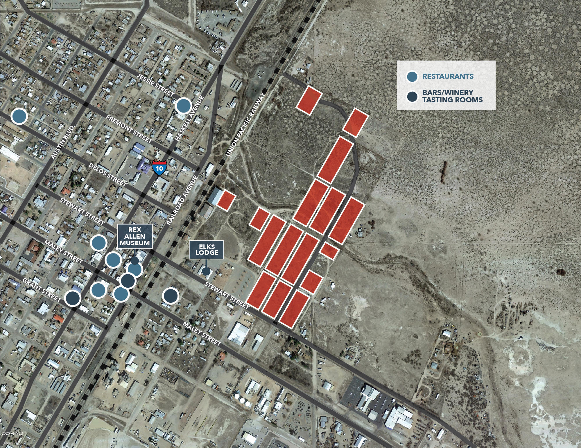 +/-18acres E Stewart Street 117 lots, Willcox, AZ 85643 — Photo 1 of 44