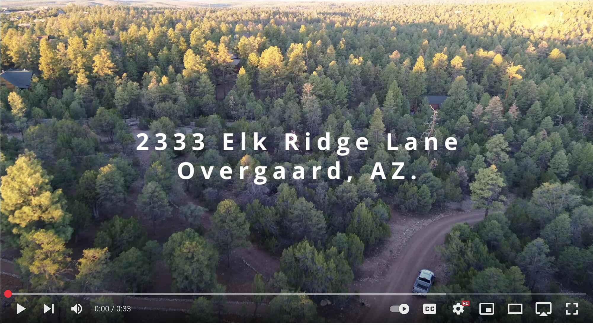 2333 Elk Ridge Lane, Overgaard, AZ 85933