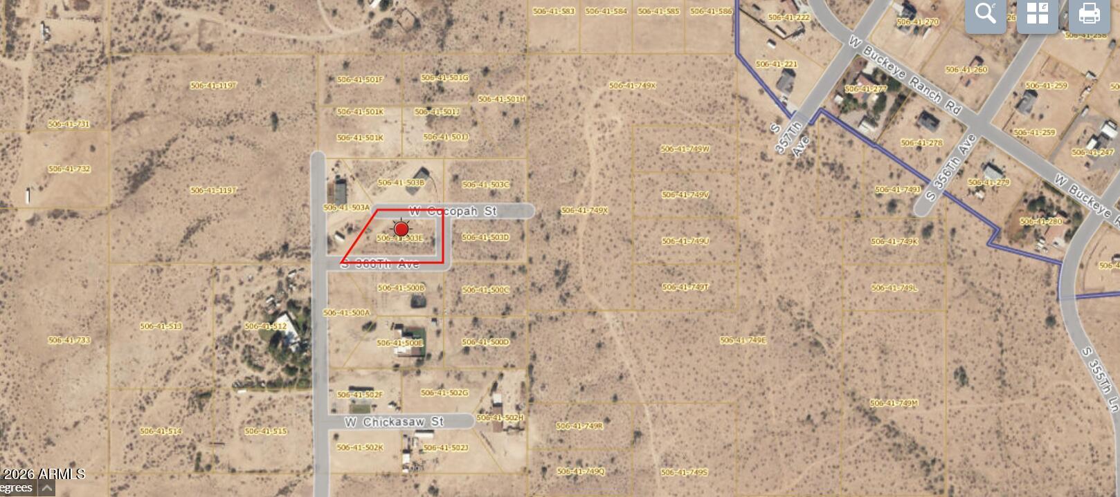 361st and Lower buckeye Lot E, Tonopah, AZ 85354 — Photo 1 of 3