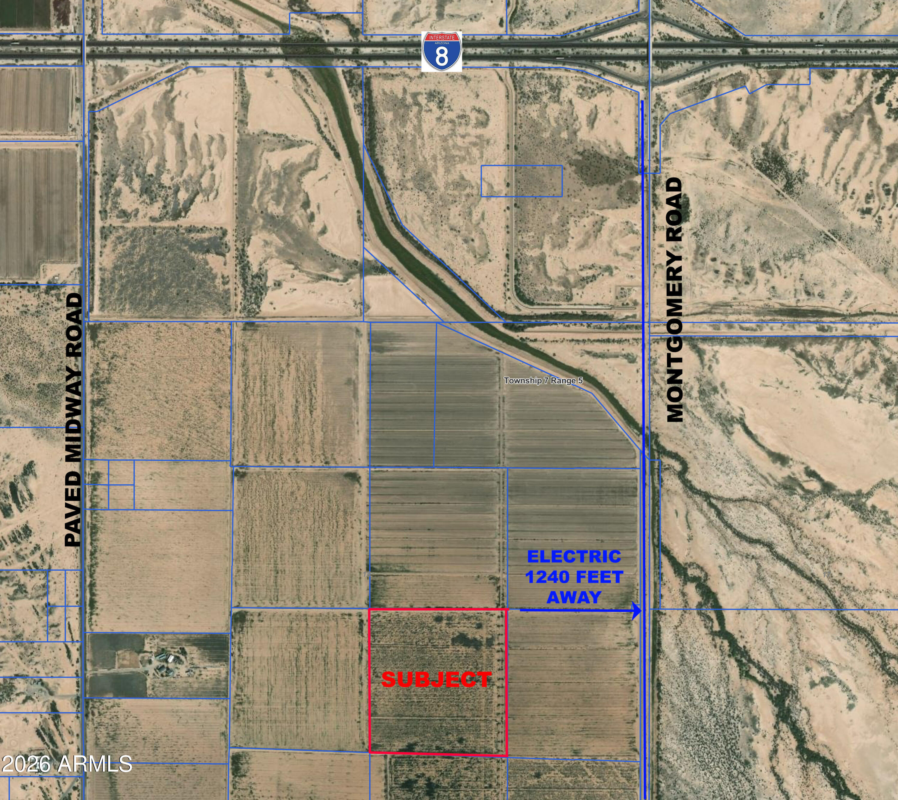 39.5 ACRES MONTGOMERY (NO ADDRESS) Road 10, Casa Grande, AZ 85193 — Photo 1 of 3